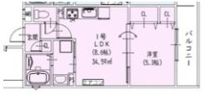 ピレーネ北条Ⅴの間取り画像