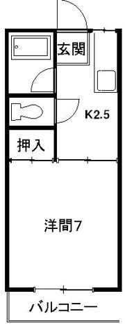 ドルフ向平の間取り画像