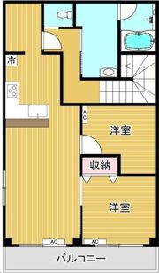 フォンターナCの間取り画像