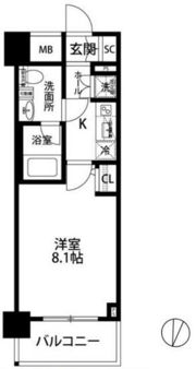 サンパレス駒込壱番館の間取り画像