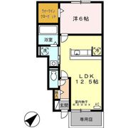 ラ・シェール下堀の間取り画像