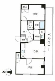 ペリグリンアパートメントの間取り画像