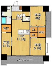 VERDE TOBATAの間取り画像
