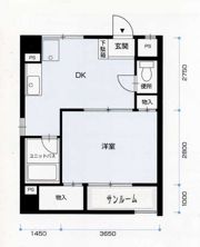 大学町マンションの間取り画像