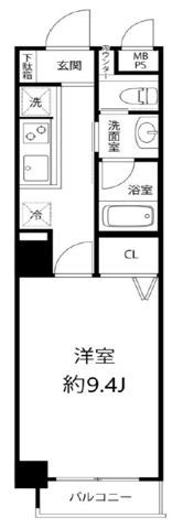 アクシス元町の間取り画像