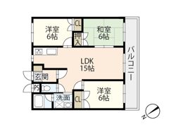 グローバルハイツの間取り画像
