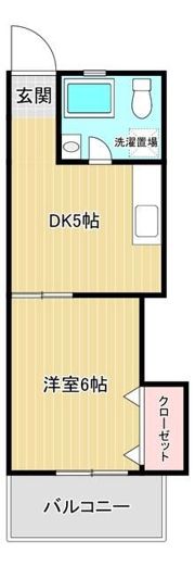 中央マンションの間取り画像