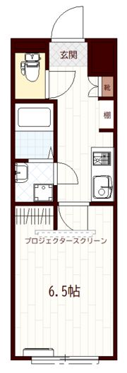 b'CASA KAWASAKIⅤの間取り画像