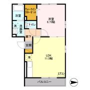 ゼストの間取り画像