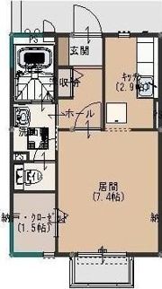 サニーサイド1の間取り画像