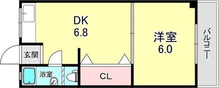 ニタカマンションの間取り画像