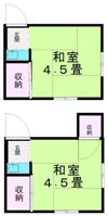 吉野荘の間取り画像