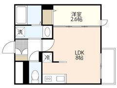 月光南観音六番館の間取り画像