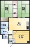マンション マツシゲの間取り画像