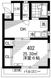 リブラ一之江の間取り画像