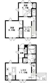 ミルクリーク深大寺テラスの間取り画像