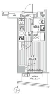コスモグランス南品川の間取り画像