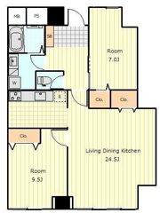 DS海岸ビルの間取り画像