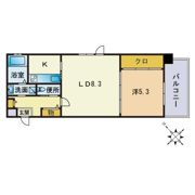 エンクレスト天神南3の間取り画像