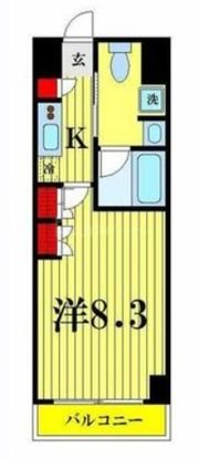 AXAS墨田AsylCourtの間取り画像