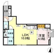 （仮）D-ROOM大島5丁目の間取り画像
