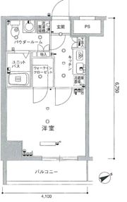 スカイコート・ヴィーダ五反田ウエストの間取り画像