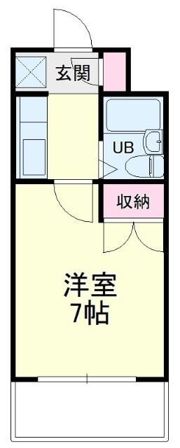 城北シティハイツの間取り画像