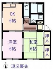 コーポラス藤の間取り画像