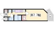 プレサンス神戸駅前グランツの間取り画像
