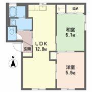 シャーメゾン ラヴィ B棟の間取り画像