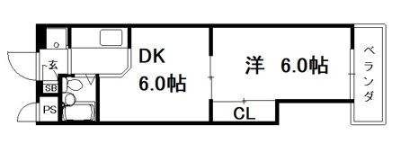ヴィラビアンカⅢの間取り画像