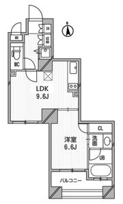 クリオ三田ラ・モードの間取り画像