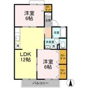 セジュール西村 A棟の間取り画像