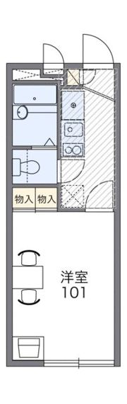 レオパレス山崎85の間取り画像