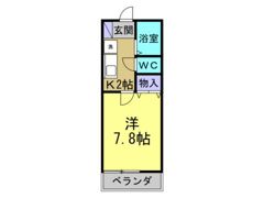 サンハイムKの間取り画像