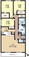 WELL BRIGHT東雲 RESIDENCEの間取り画像