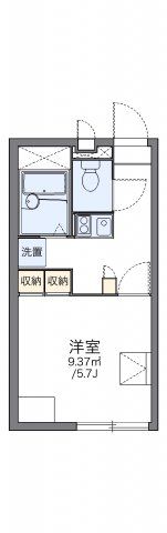 レオパレスSASAGASE2の間取り画像