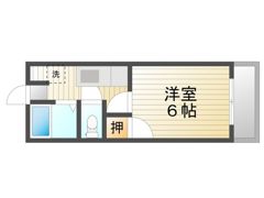 グリーンパレス三野A棟の間取り画像