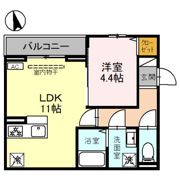 トリシア浦和の間取り画像