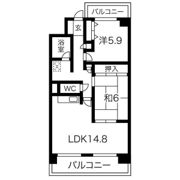 アビタ山本放出東の間取り画像