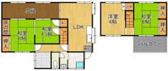 上藤松戸建の間取り画像