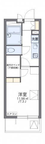 レオパレスサリーレⅡの間取り画像