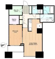 高輪ザ・レジデンスの間取り画像