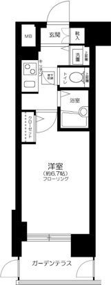 フェニックス武蔵関参番館の間取り画像