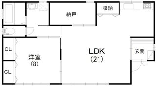 ミニハイツこばやしの間取り画像