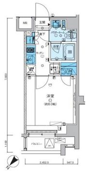 リヴシティ武蔵野ミュジオの間取り画像