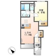ホットハイム・Lの間取り画像