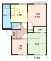 ShaMaisonフレグランス朝霞Bの間取り画像