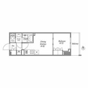 nido蔵前Residenceの間取り画像