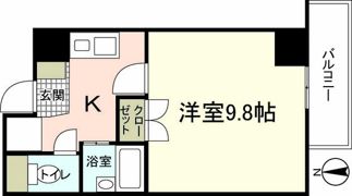 メゾン十日市の間取り画像